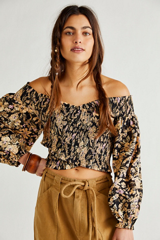 free people smocked top