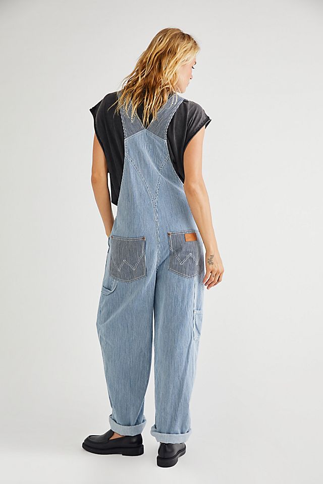 Free People Wrangler Relaxed Bib Overalls - 61223111