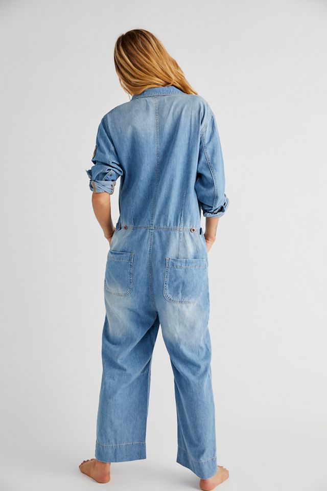 Free People One Teaspoon Camp newest Overalls