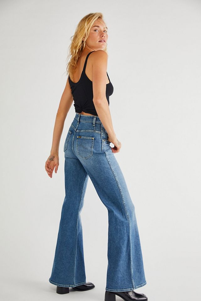 Free people super flare on sale jeans