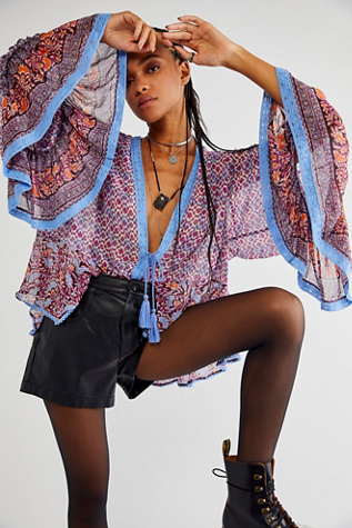 Placed Printed Lola Kimono