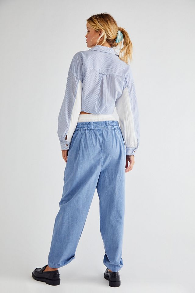 Free People Be The Change Slouch Pants. 3