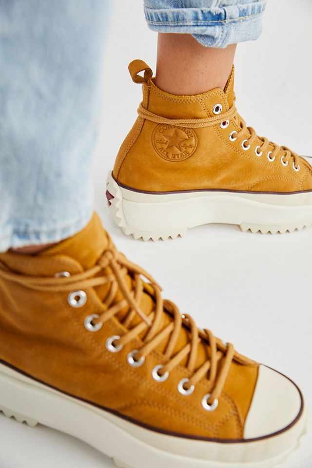 converse run star hike waterproof nubuck high top sneaker boots