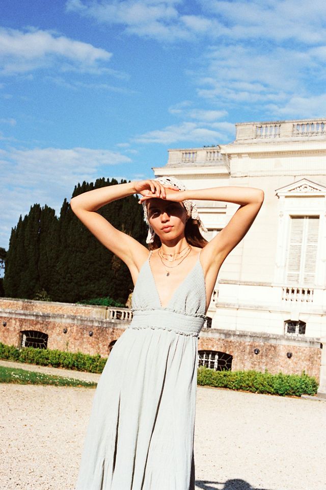 free people heat haze maxi dress Free People Heat Haze Maxi Dress By - Rose Smoke