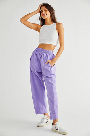 Preppy Poplin Pull On Pants