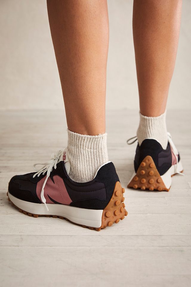 Free People New Balance 327 High Learning Sneakers. 4