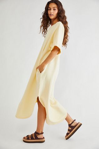 free people t shirt dress