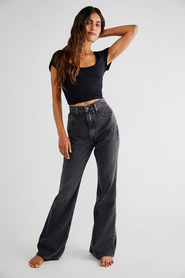 levi's plus size wide leg jeans