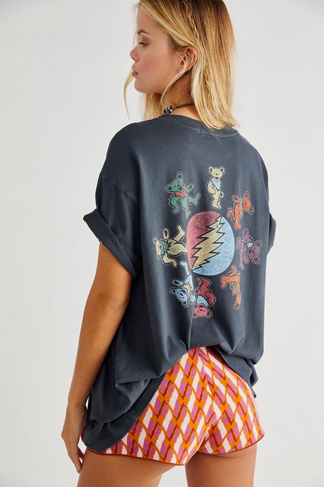 Free People Grateful Dead Bears Tee. 2