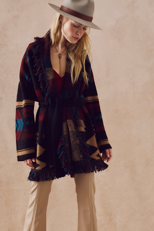 Alpaca Fringe Cardigan