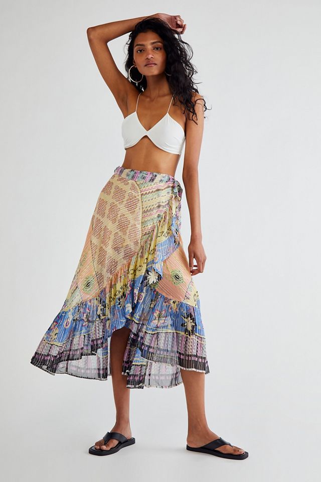 Free People Color My World Wrap Skirt - 62125232