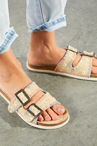 Wildflowers Footbed Sandals