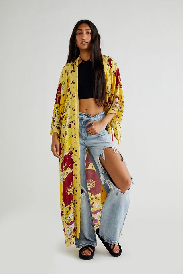 Free People Hidden Hills Maxi Kimono. 2