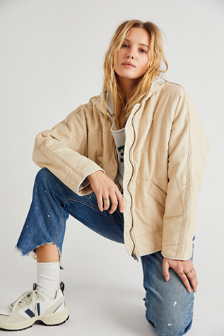 Dolman Quilted Knit Vegan Jacket