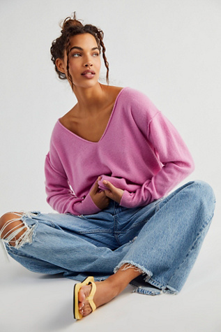 Harmony Cashmere V Sweater