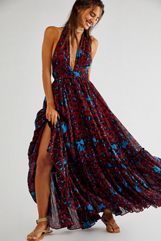Zandra Rhodes Super Nova Maxi Dress