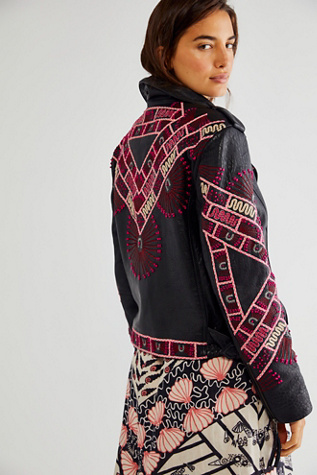 Zandra Rhodes Stardust Biker Jacket