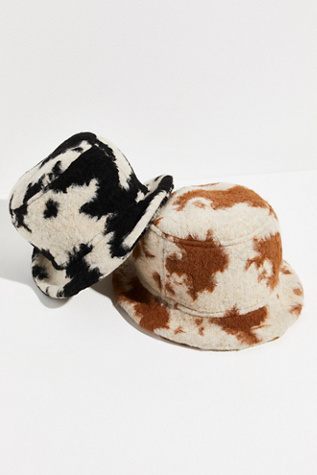 Anna Sui Cowhide Shearling Hat