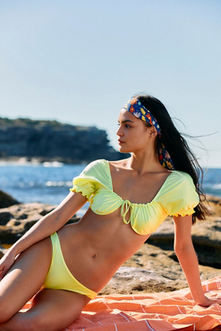 Carly Satin Bikini Top
