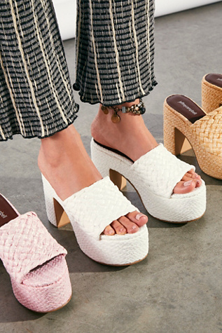 Marla Woven Platform Sandals