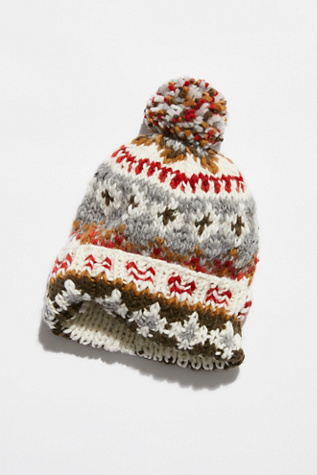 Chamula Diamond Fairisle Beanie