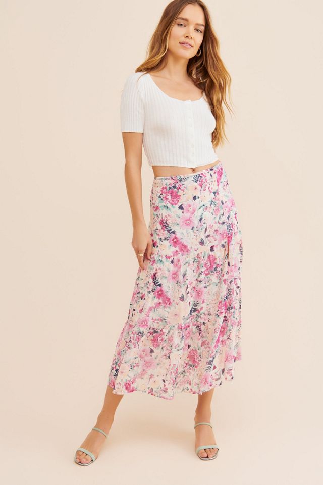 free people midi skirt