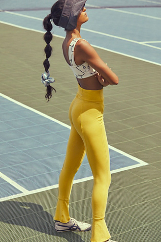 High Rise Full Length Hot Shot Flutter Leggings
