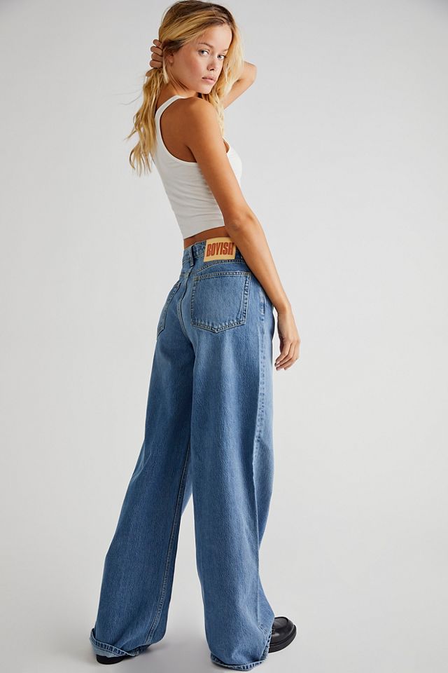 Popular boyish womens free people jeans