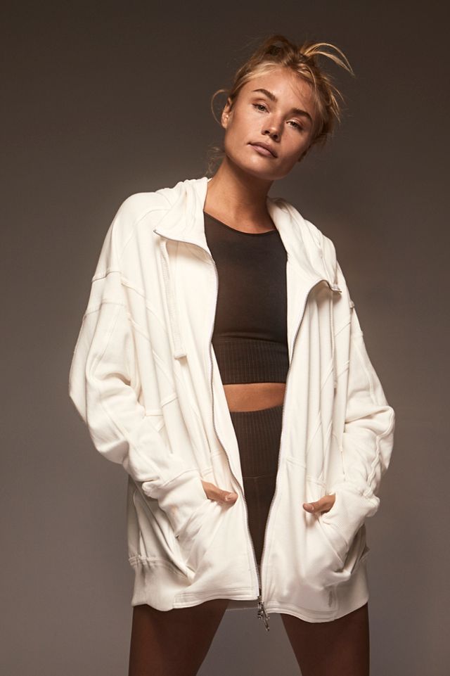 Free People All Your Love Logo Reflective Hoodie 63425342