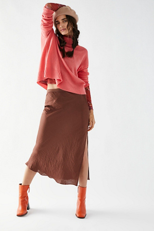 Poppy Cashmere Turtleneck