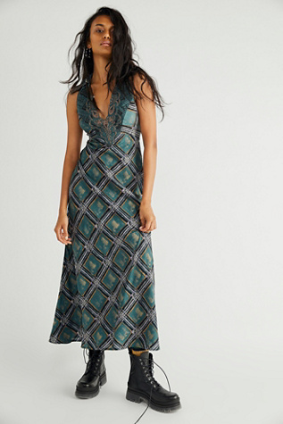 Lana Printed Midi Dress