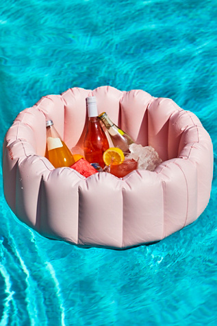 Minnidip Blush Tufted Mini Cooler