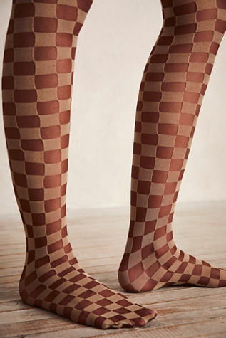 Encore Checkered Tights