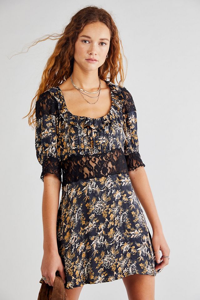 Free People Lucie Mini Dress. 4