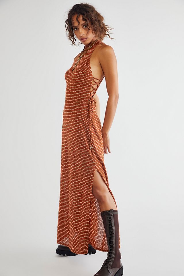 free people frankie pintuck maxi