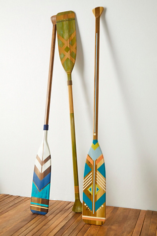 Out To Sea Painted Paddle