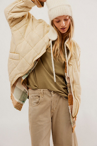Dolman Quilted Knit Jacket