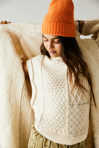Winnie Waffle Cuff Beanie