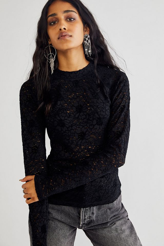 Cloud Ride Lace Crew Long Sleeve | Free People UK