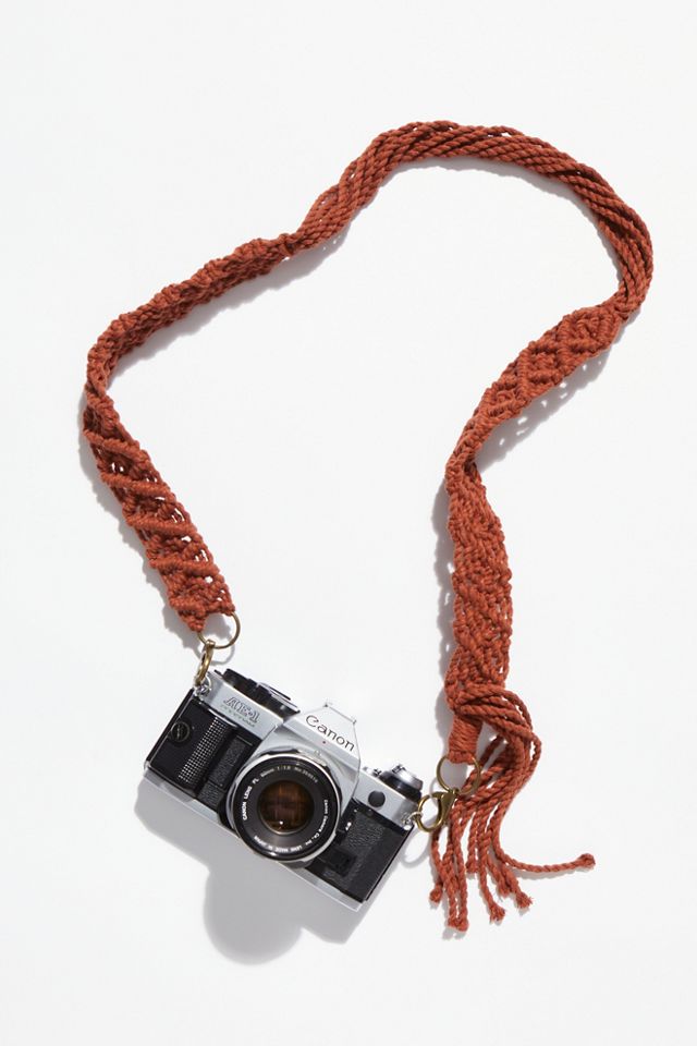 Free People Macrame Camera Strap. 3