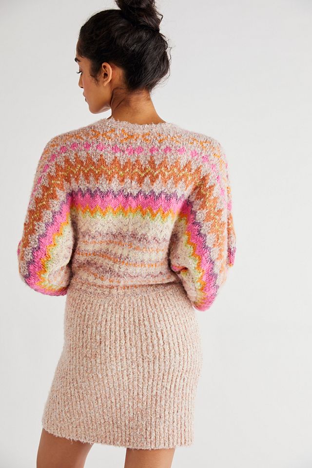 Free People Forever Fair Isle Sweater Dress 64096613