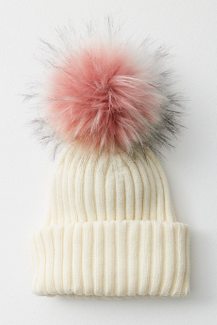 Vortex Rib Pom Beanie