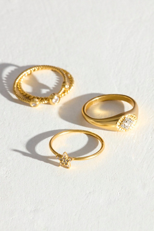 Iris 14k Gold Plated Ring