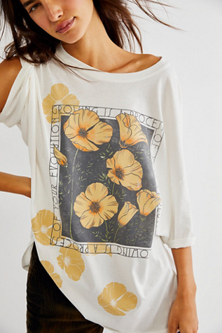 Exploding Flowers One Size Tee