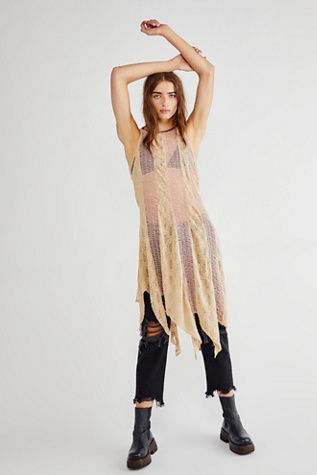 Free People Alana Lace Maxi Top. 1