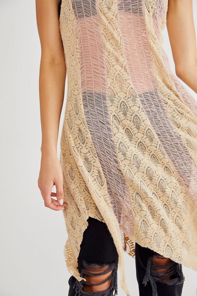 Free People Alana Lace Maxi Top. 4