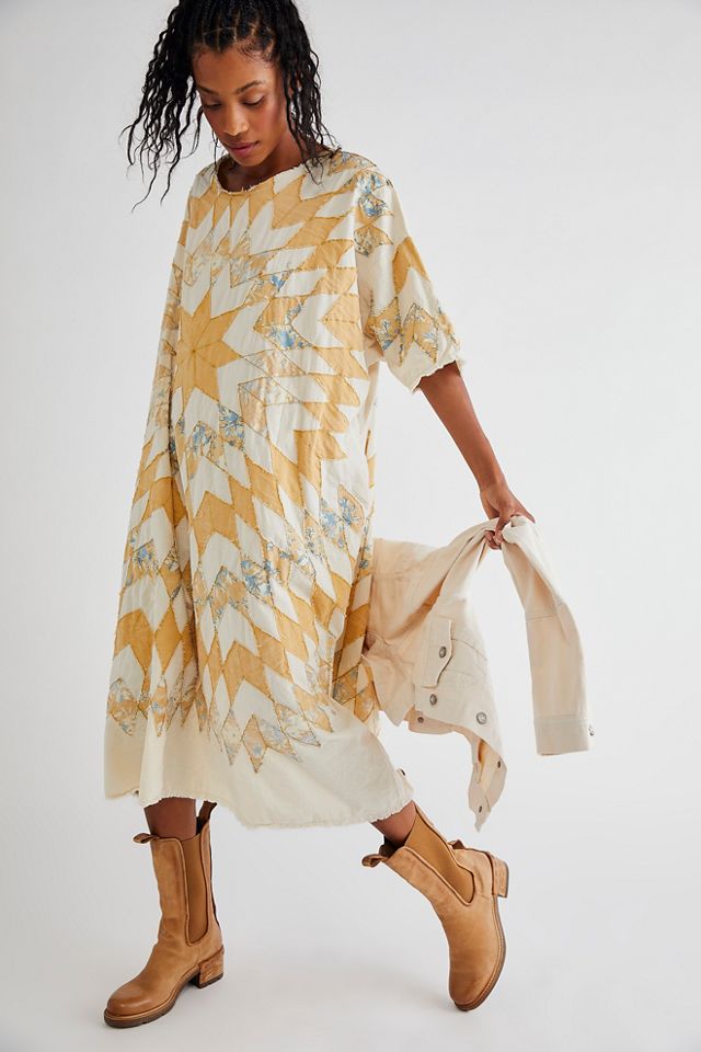 free people smocked maxi