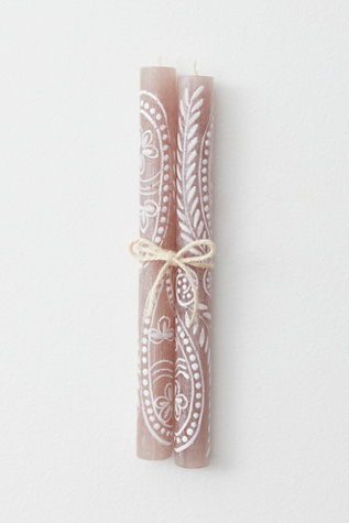 Henna Painted Candle Set