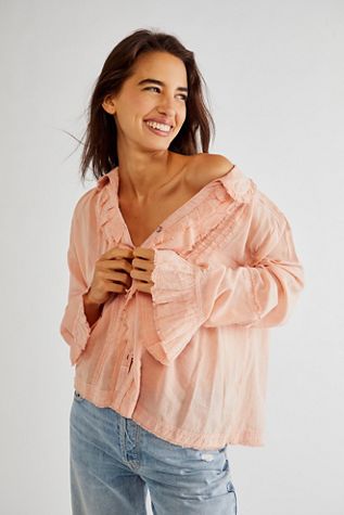 We The Free Savannah Ruffle Buttondown