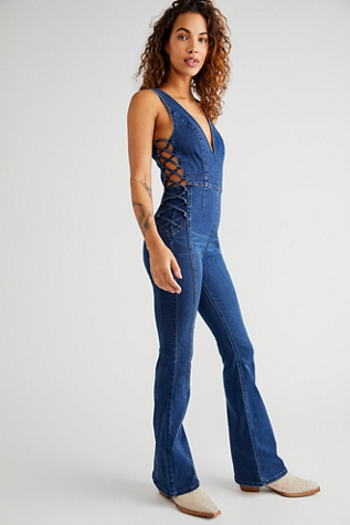 Geanie Lace Up Jumpsuit